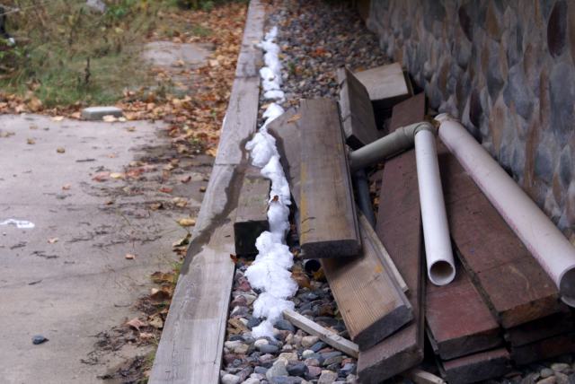 The snow from earlier in the week is mostly gone. Mostly.