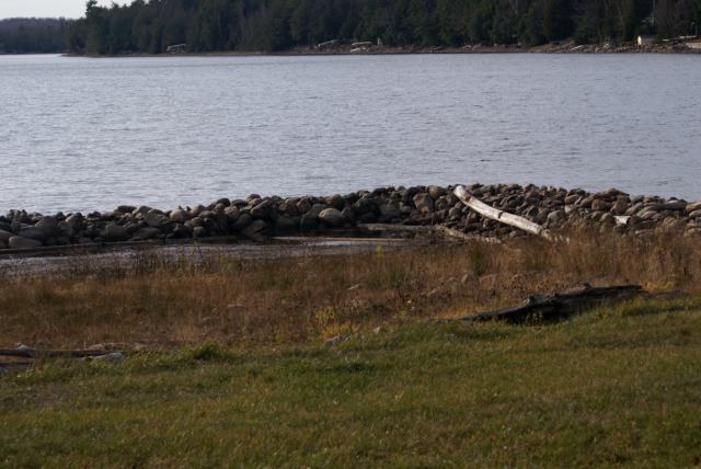 The lake level is still very low.  I remember floating over these rocks in a fishing boat just a few years ago.