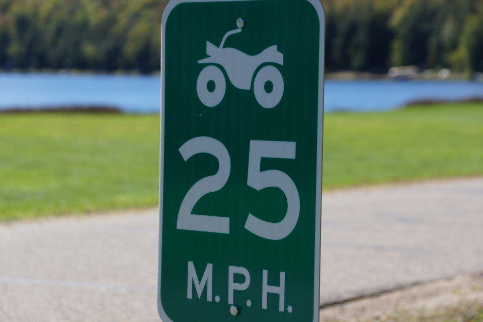 It's official.  ATVs can run the roads around the lake.  Since they pretty much did before they could legally, there shouldn't be much of a difference.