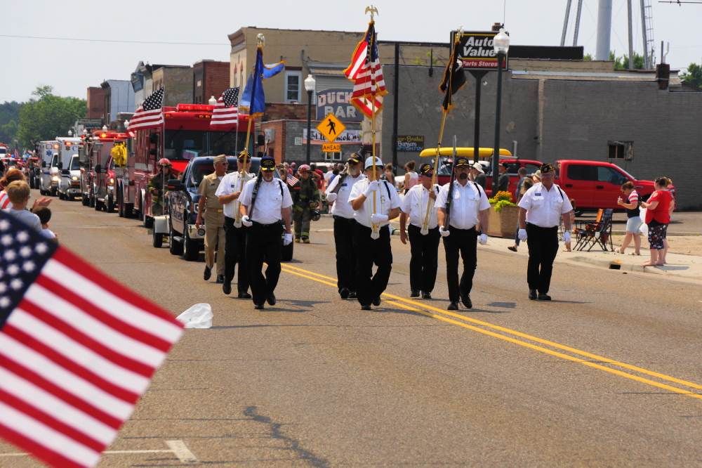 It was patriotic, well attended, and stretched from one end of Crandon to the other