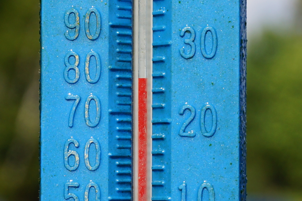 The temperature of all that angry water inched closer to 80°F as the weekend approached. It didn't make it, but 78°F ain't bad.