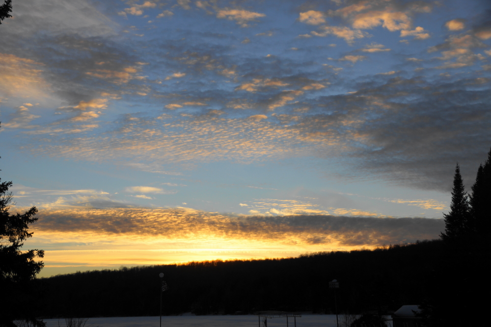 Above it all,  there were some eagles and a few pretty good sunsets.