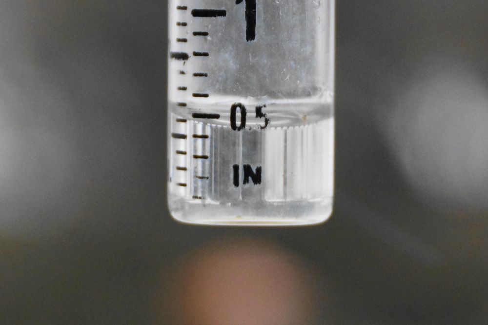 Before the temperatures plummeted, there was also some pretty heavy rain.