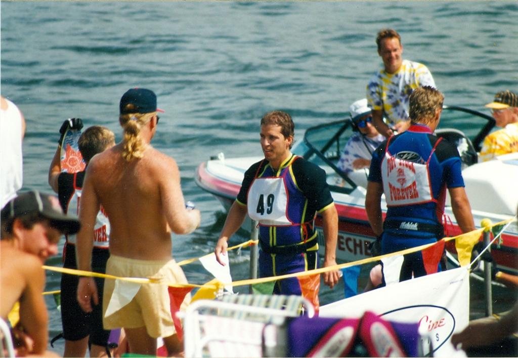 There were boats, footers, stitches and duct tape to hold those stiches in place.