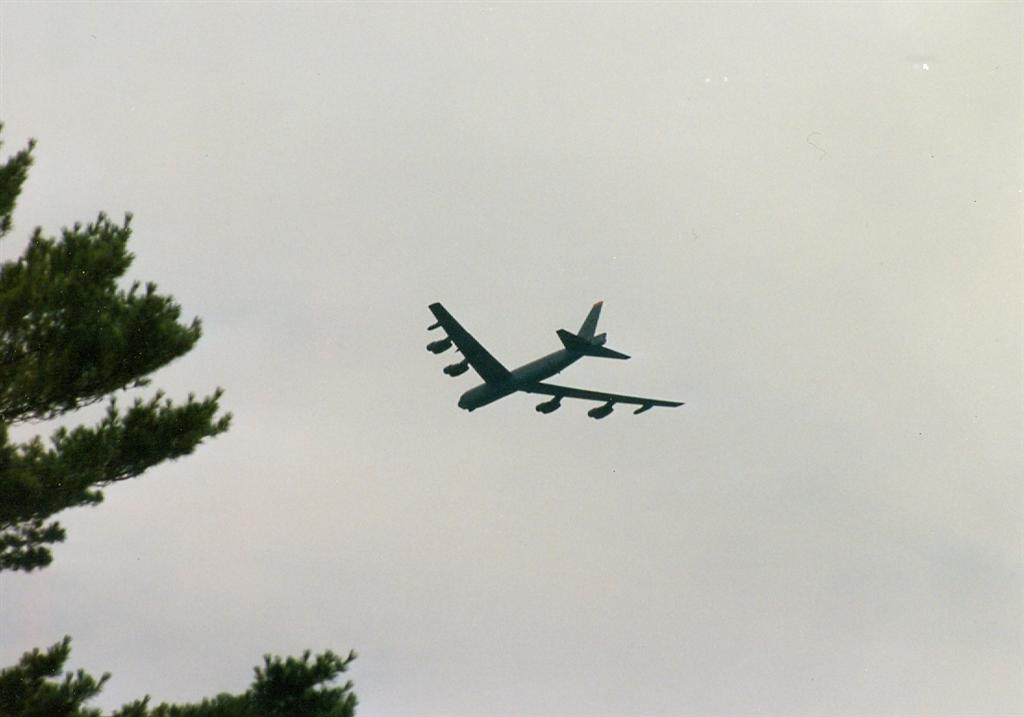 Later in the week, the lake had its weekly B-52 pass.