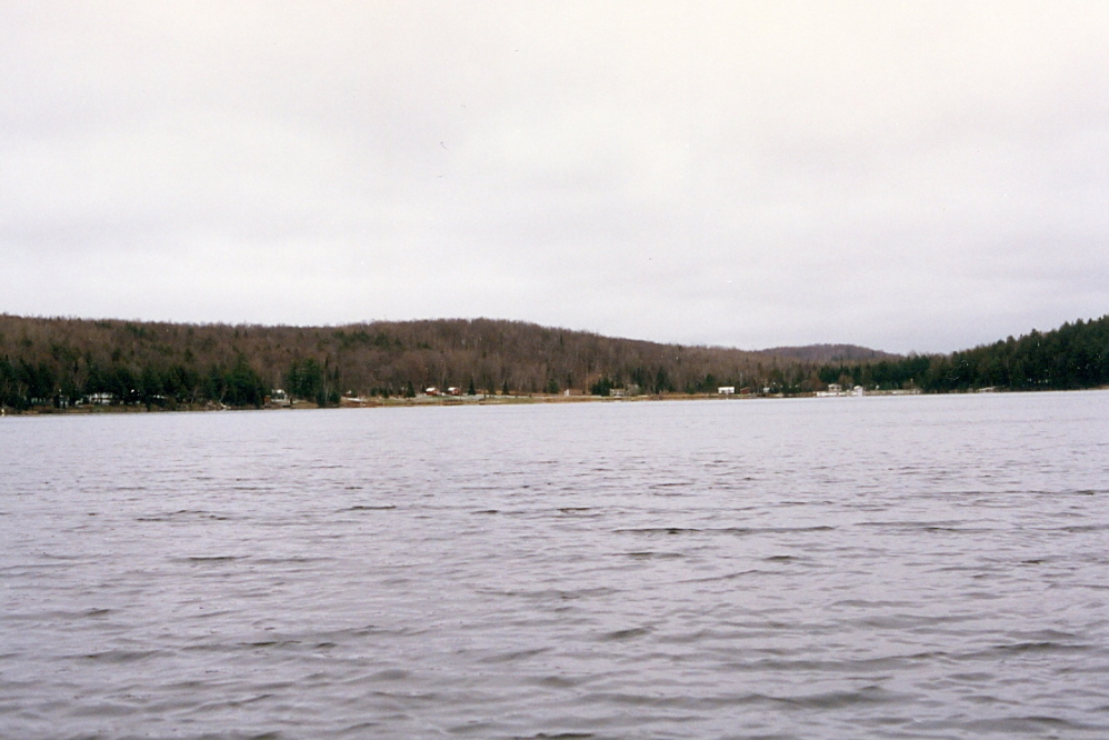 We canoed about a mile south, cut across the middle, and then came back along the East shore. Most piers are in and most rocks on the shore have a coating of ice. There was also laundry and on Saturday night, a fine dining experience at "The Rose Room" (formerly the Lake Metonga Supper Club). By the time we get back, the lake should be ice covered and there will be a few more inches of snow.<br><br><br>-Nemo should have covered that paddle boat.