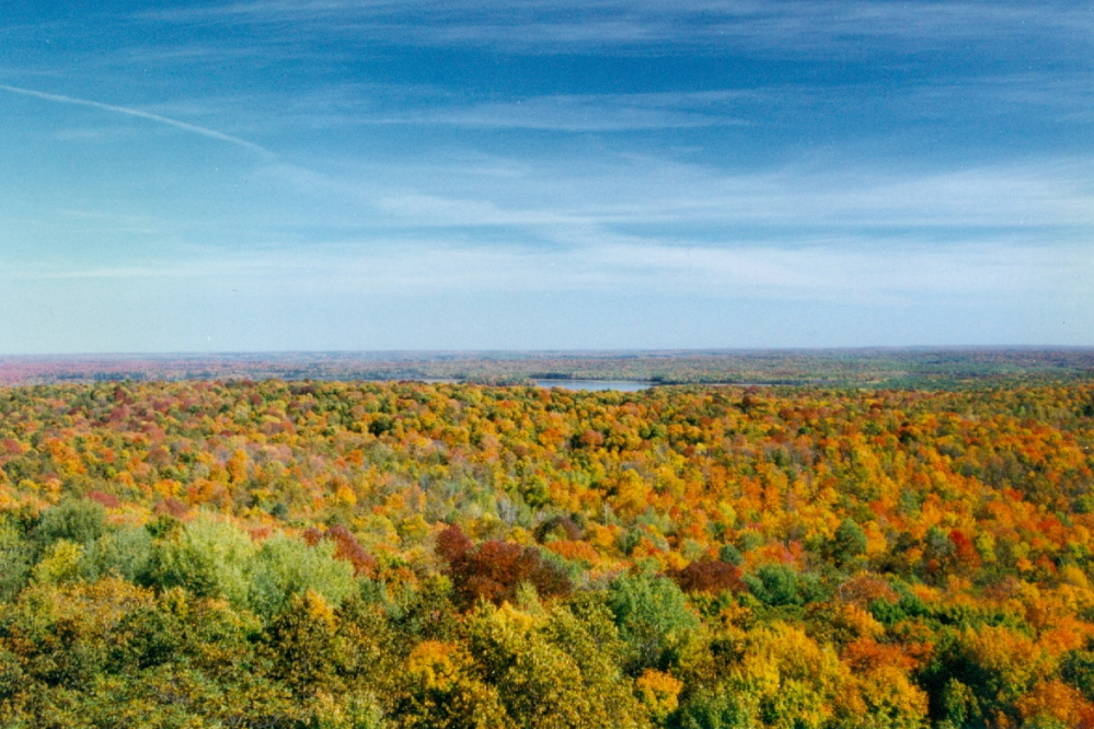 To the East, there was more green, but it was still very picturesque.