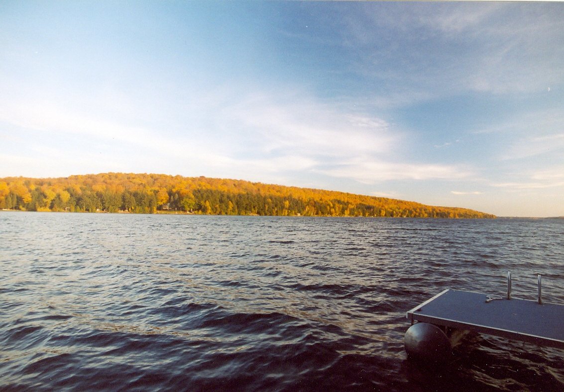Just in case you missed it, yes, our raft is still in. The men said that the water might be warmer in a few weeks and then ran off.  With no desire to pull it out without help, we went golfing instead. The less said about golf the better.<br><br><br>-Nemo: No hole in one, should not be allowed near a tee box.