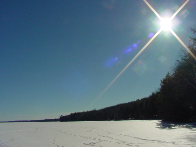 By 2:40 PM the sun was falling fast. We had to get back to civilization, stop at the dump, and go to mass, but not in that order.  We'll be back in a few weeks to check on the ice and generally taunt Winter.<br><br><br>-Nemo