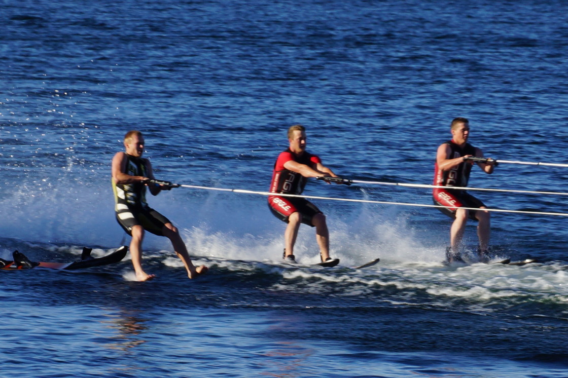 The two ski bomb out is always good for a crash or two.