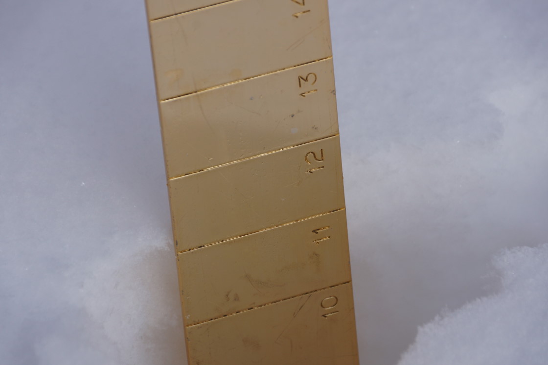In addition to the ice on Lake Lucerne, there's 11.5 inches of snow.