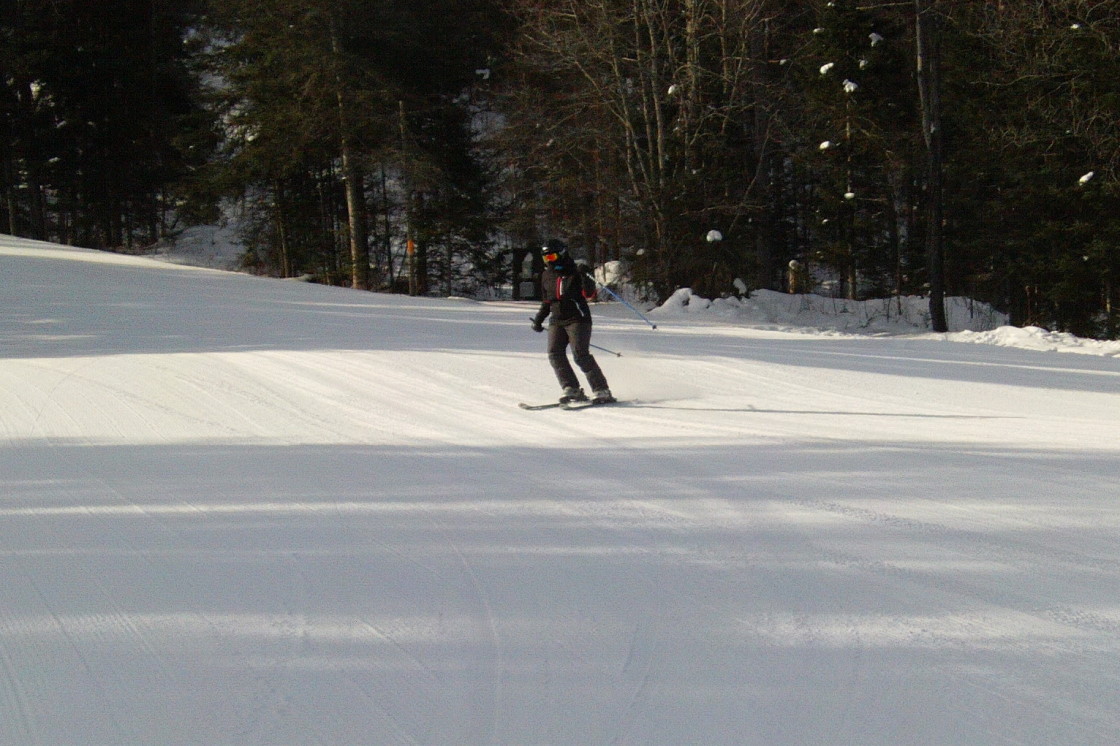 On Thursday, we were told it was -19°F on the top of the hill at Brule when the skiing day started.