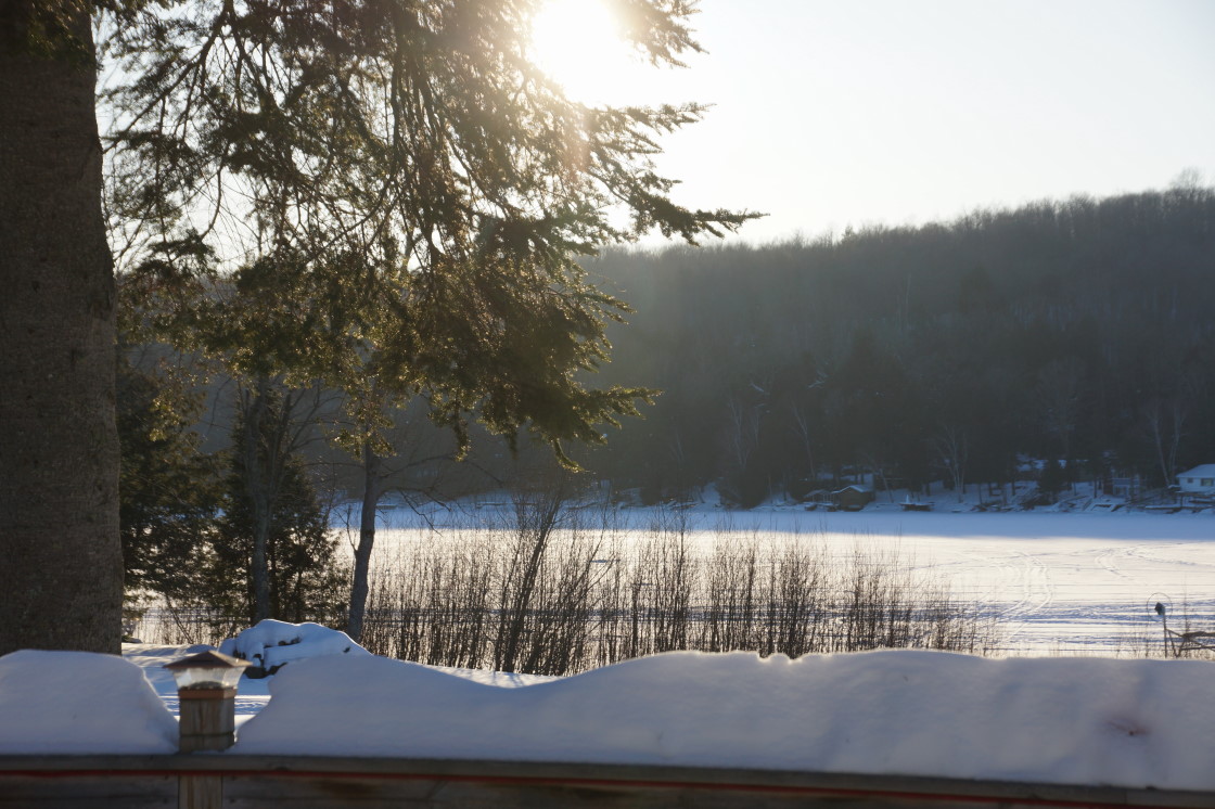 We had some sunny days last week, implying warmth or at least less cold. Ha!