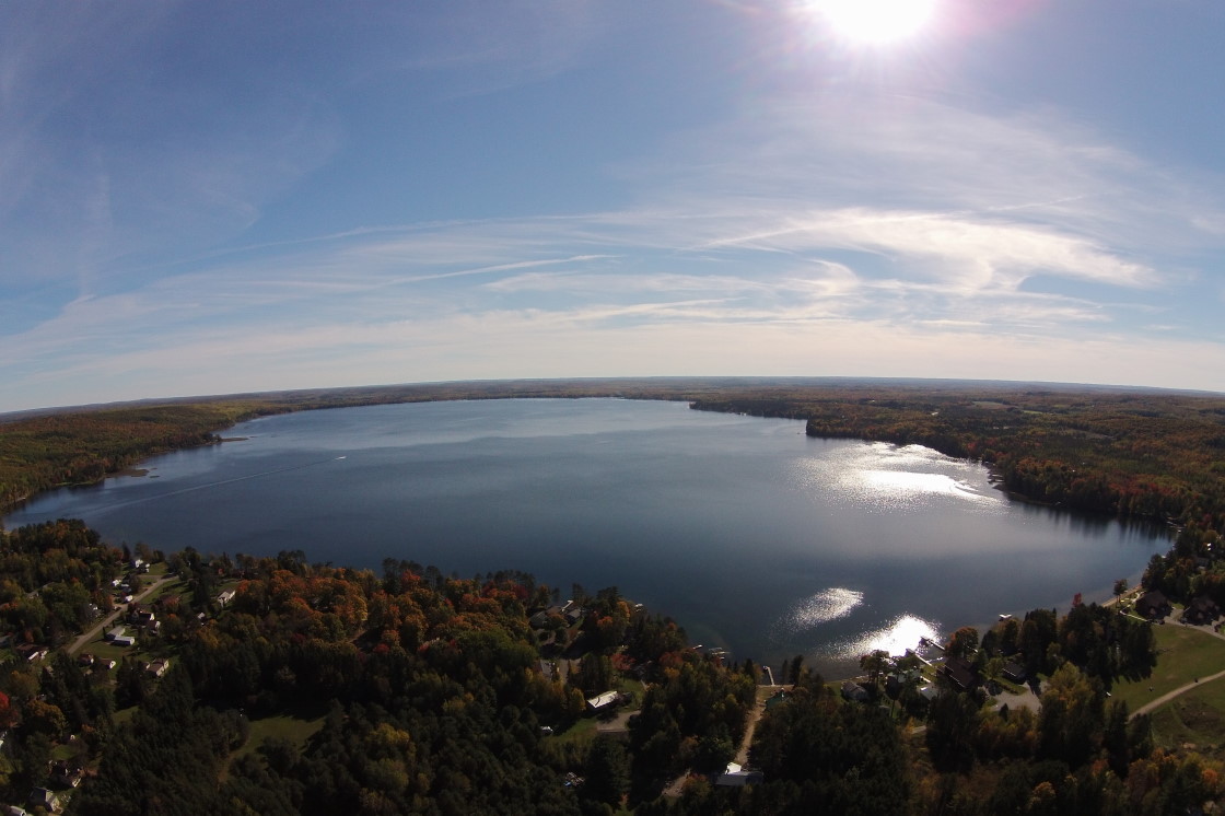 Lake Metonga is huge. That's all we've got to say about that