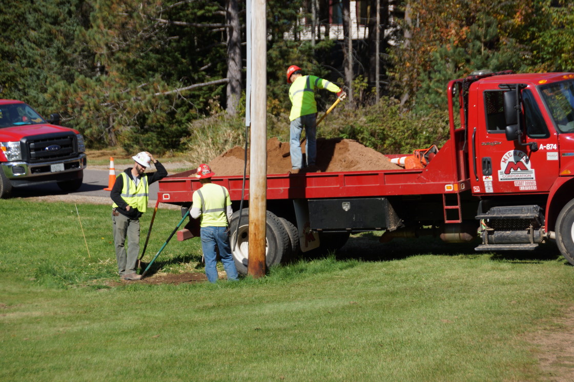 Later in the week, the Gorge of Eternal Peril was filled in by brave men with shovels and a truckload of dirt.