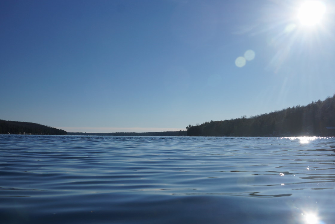 As the last one to take a dip in the lake, I can attest to its coldness.