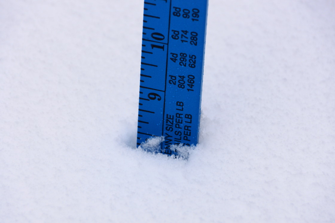 We got just shy of 8 inches. The lake will continue to go up!
