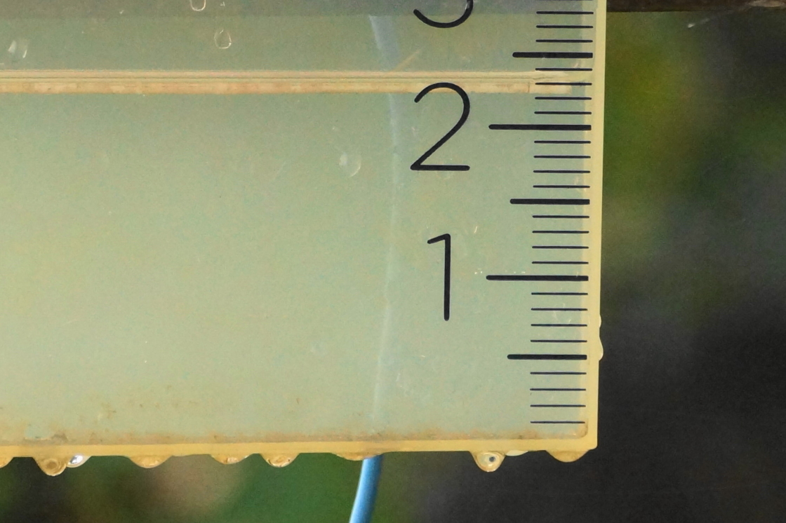 When the sun finally came out, Lake Lucerne was 2.4 inches deeper.