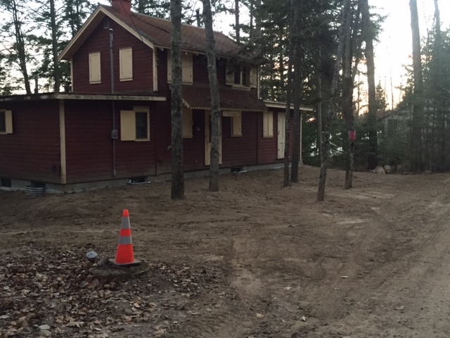 The air grew a little cooler last week and foundation projects on Knott Lane grew a little doner. The heavy machinery that occasionally blocked the lane will not be missed.