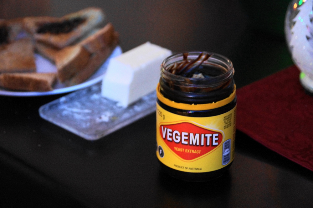 There were also Men at Work songs, toast, and an appropriate sandwich spread.