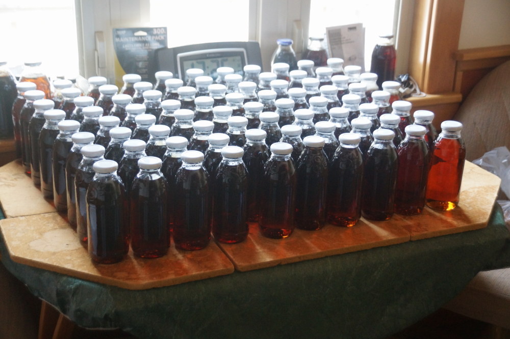 All we need now is a few labels and pancakes.