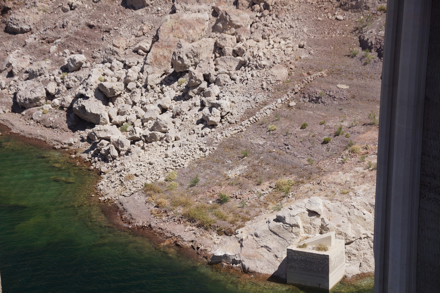 The low lake levels have exposed items that had been under 120 feet of water for decades. Seeing them is sort of like SCUBA diving, but without any of the training or equipment.