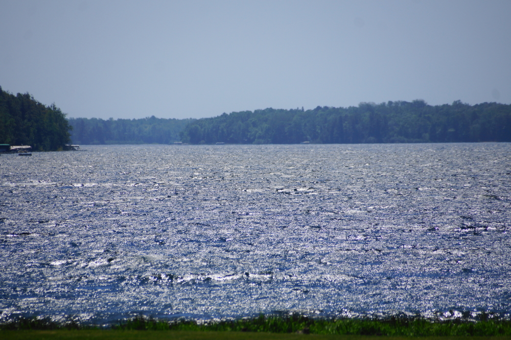 Late last week, the wind picked up and the lake grew angry. There was no talk of skiing, some talk of surfing.