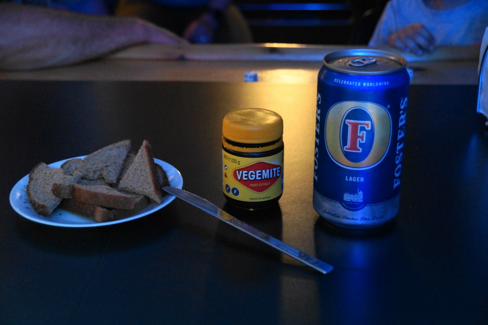 At times, the evening had a distinctive Australian flavor.