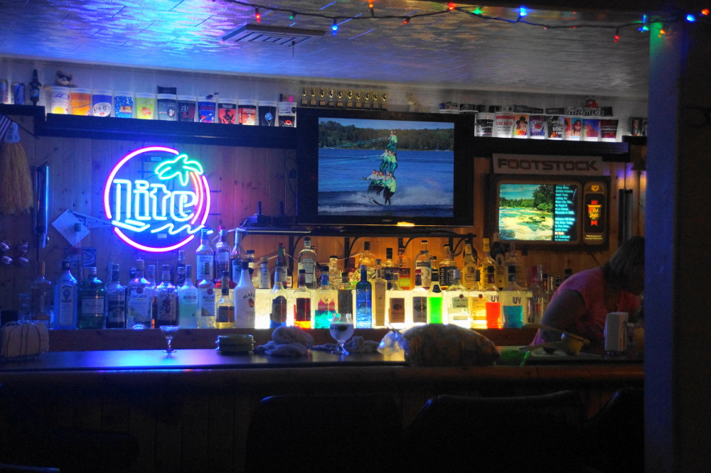 The bar was opened on Saturday. I didn't see you there.