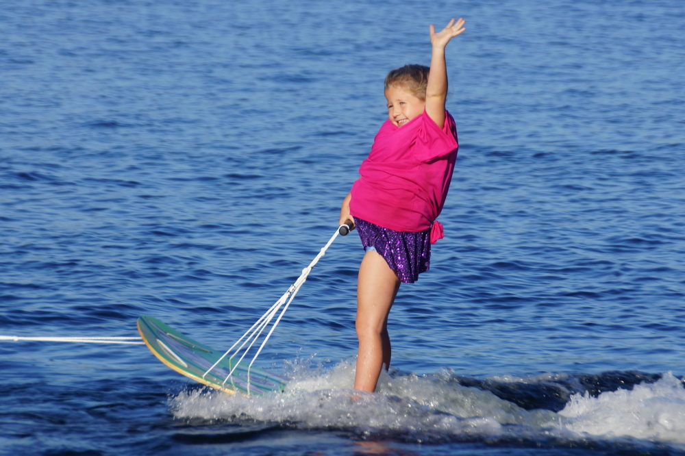 The ski show at Water's Edge continues to impress.