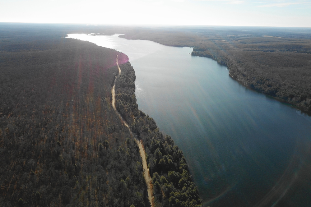 The patches of ice that dotted the surface of Lake Lucerne Drive and other roads was gone by the weekend.