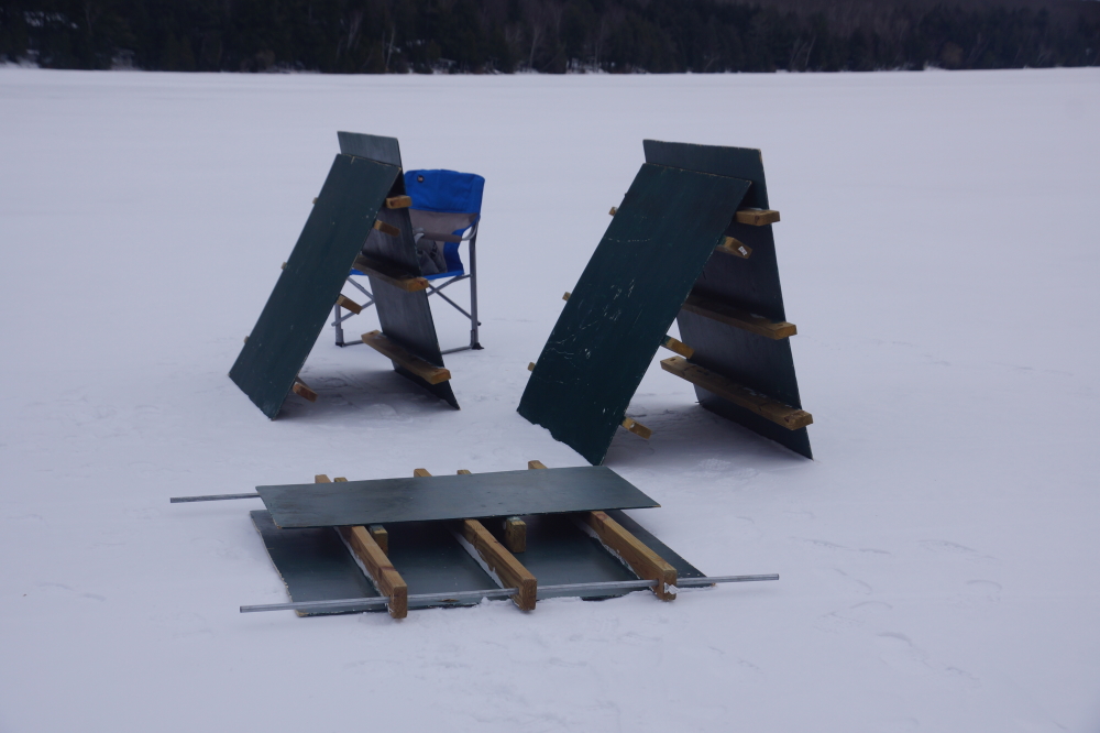 The venerable forms were gathered and brought to the ice on Tuesday with the mining of the snow dunes soon after. There was enough local (within 50 feet) building material to complete the Southern fort's entire superstructure by sunset. It was cold, but it was getting warmer.