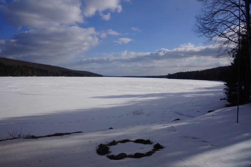 By the weekend, the sun and 45°F temperatures took almost 3 inches. Still, 25.5 inches thick is close to a half a foot thicker than is normal for this time of year.