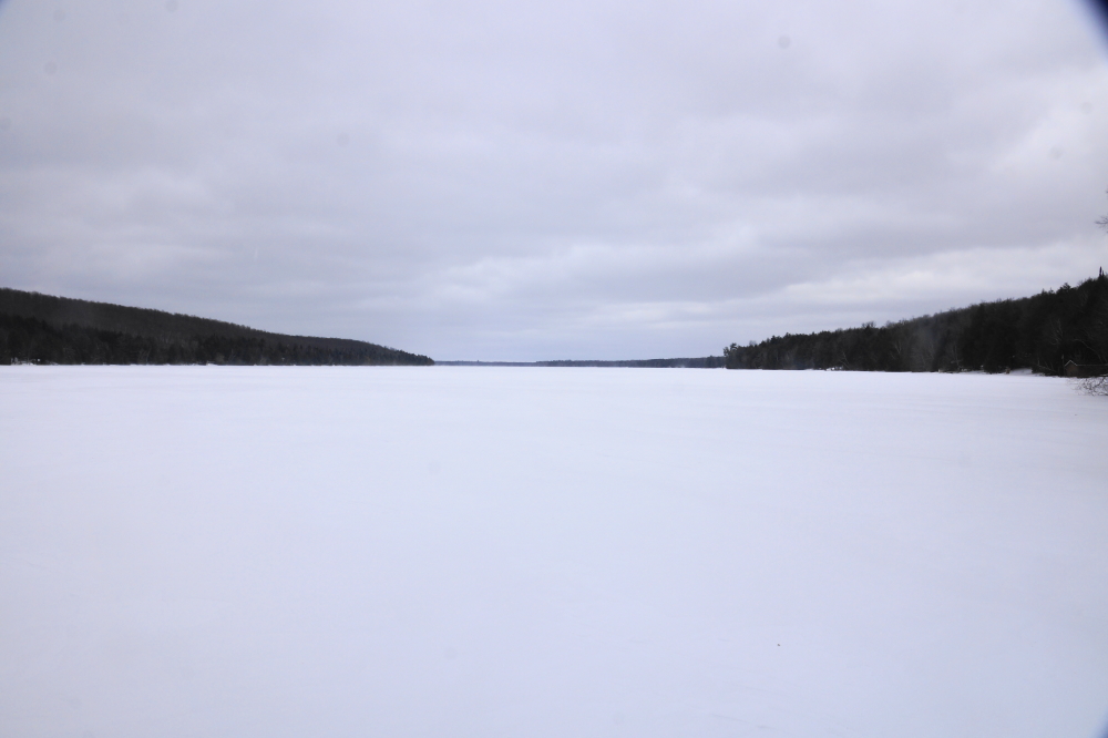 Last week started off cold and white. "The Storm" had dumped between 18 and 24 inches of snow on the lake. The 40 mph winds did not help. After "The Storm" passed, there were some aftershocks of snow, but these amounted to less than an inch of fluff. Hardly worth mentioning.