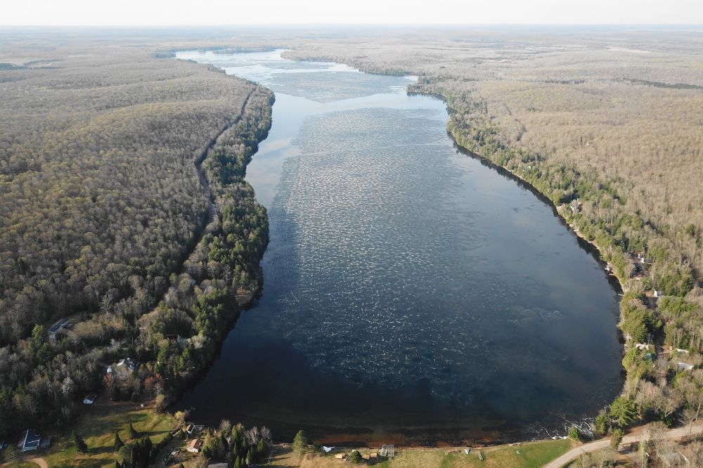 By Tuesday morning, the ice sheet was smaller, thinner.