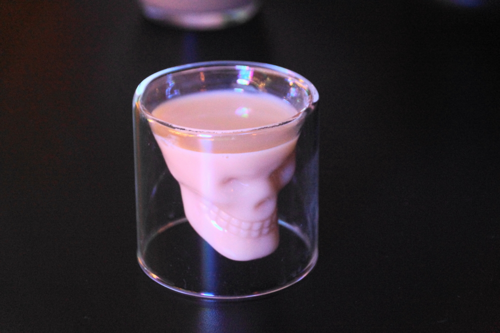 Later in the evening, the "Skull Shots" came out.