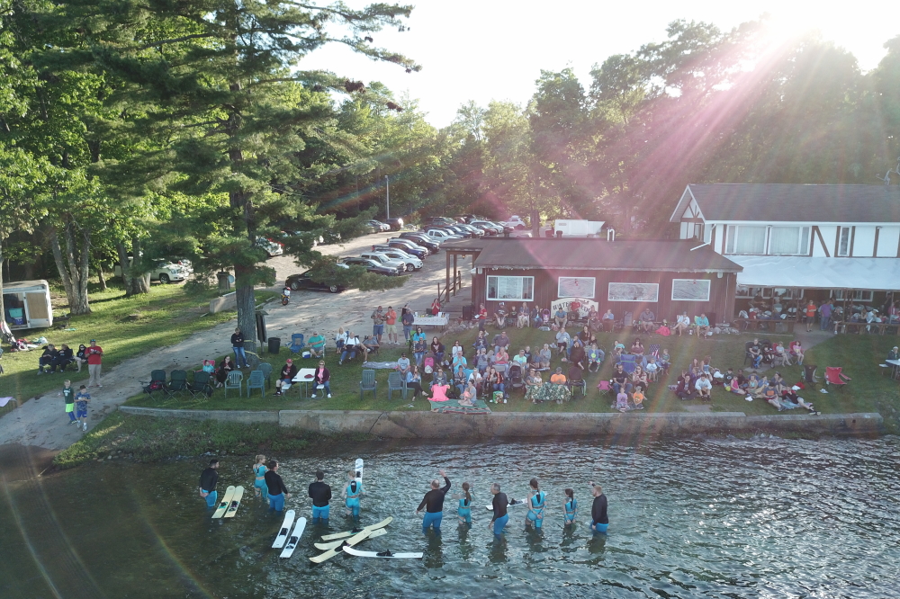 The first ski show of the year was well attended.