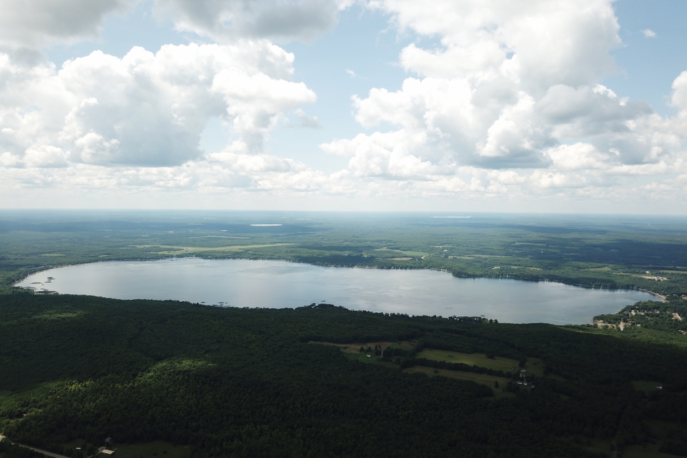 It was a little cool on Thursday morning, but we are relieved to say that Lake Metonga is still ice free.