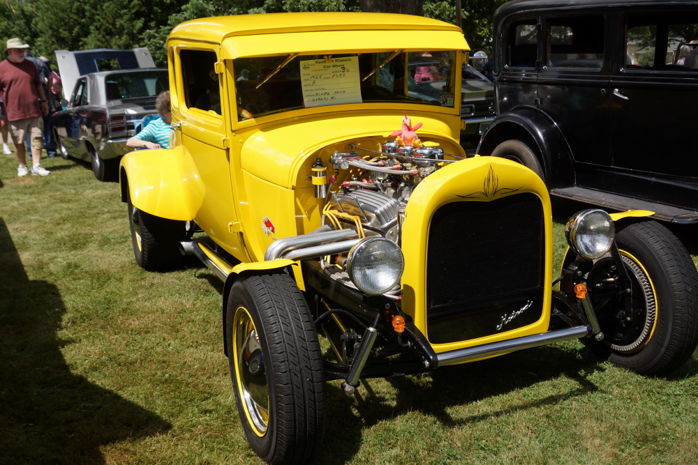 On the ground, the festival was great, but the car show was greater. We were amazed at both the quality and quantity of cars on display.
