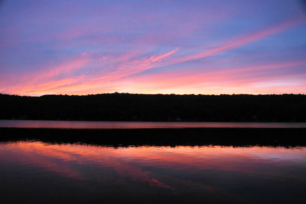 After the rain, amazing sunsets were the highlight of the early evening.