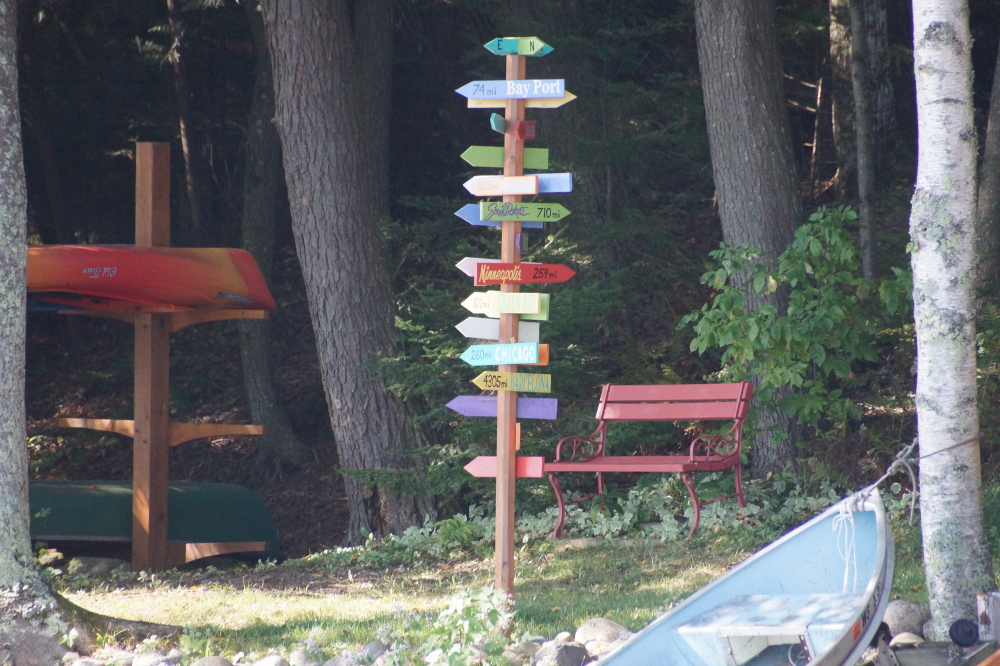 During one such ski run, we were reacquainted with our favorite navigational aid on the lake's shore.
