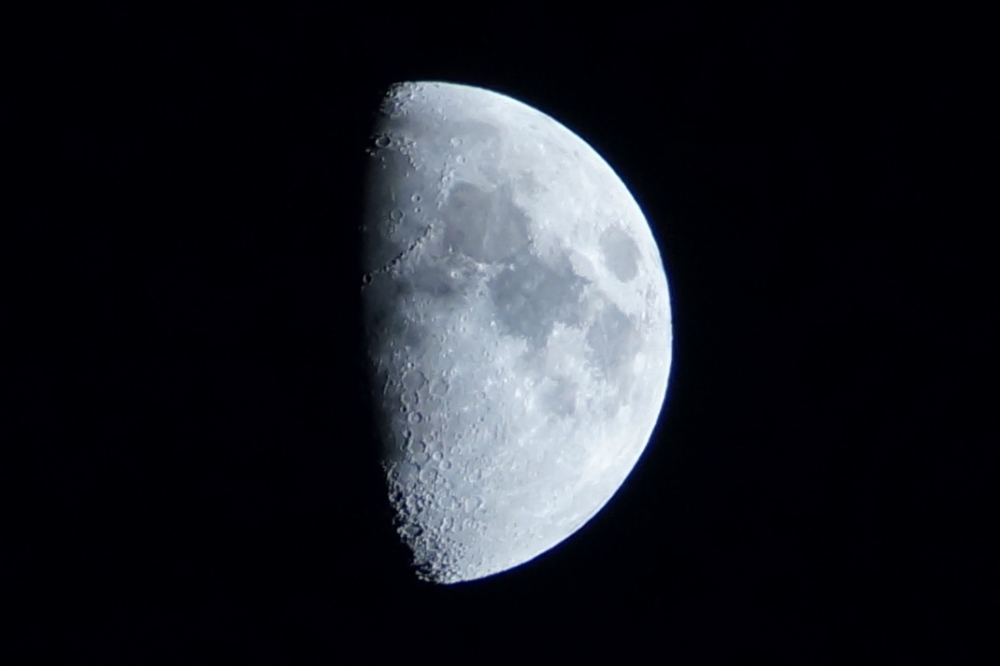 If he chooses to pull them out on a clear night, he's got plenty of light from a fuller and fuller moon.