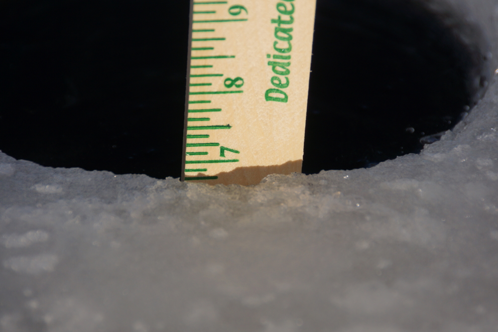 For this time of year, 6.75 inches is pretty good. At worst, those fun sized forts shouldn't fall through.