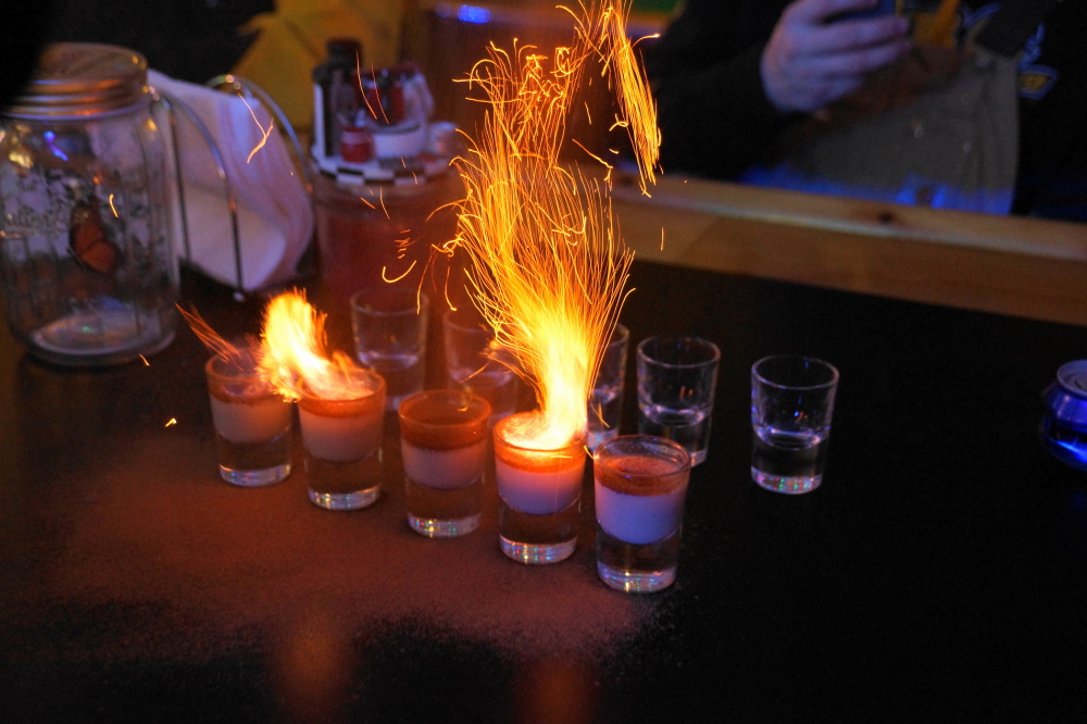 The bar night that followed the Northern fort's formal surrender was well attended and fiery.