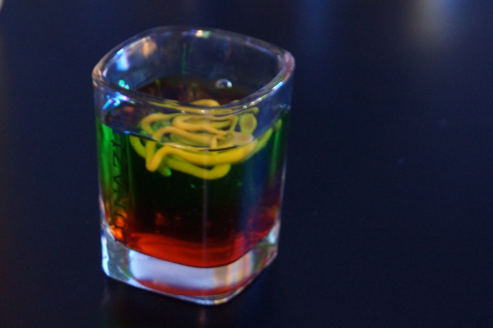 Judging from the " you must try this, it's really good"  nature of the shots that came later in the evening (Note: it was ghastly), bar night might have gone on a bit too long. 