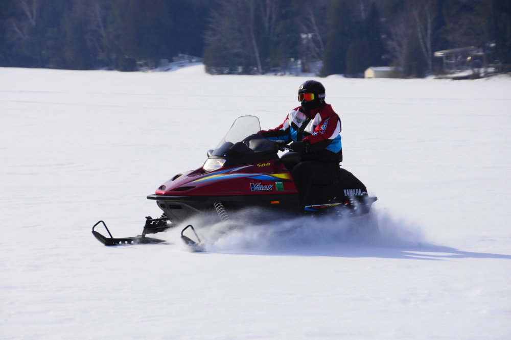 Temperatures went above 0°F by the weekend and with the new found warmth (warmth, ha) came the best snowmobiling of the season.