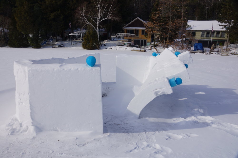 The warmer weekend also had the Southern bottle rocket fort bowing even farther.