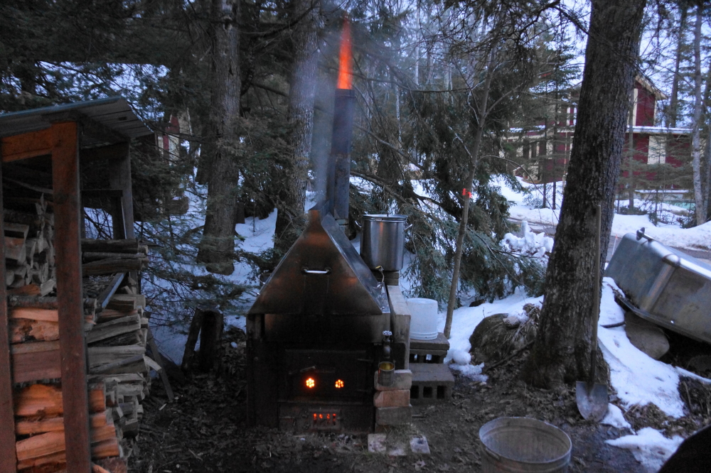 The cookers were fired 24 hours a day in a vain effort to keep up with the trees.