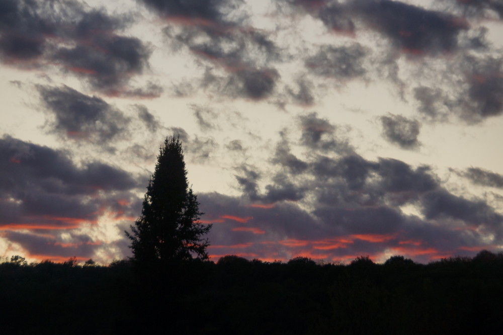 As is often the case, the inclement weather was book ended by some nice sunsets.