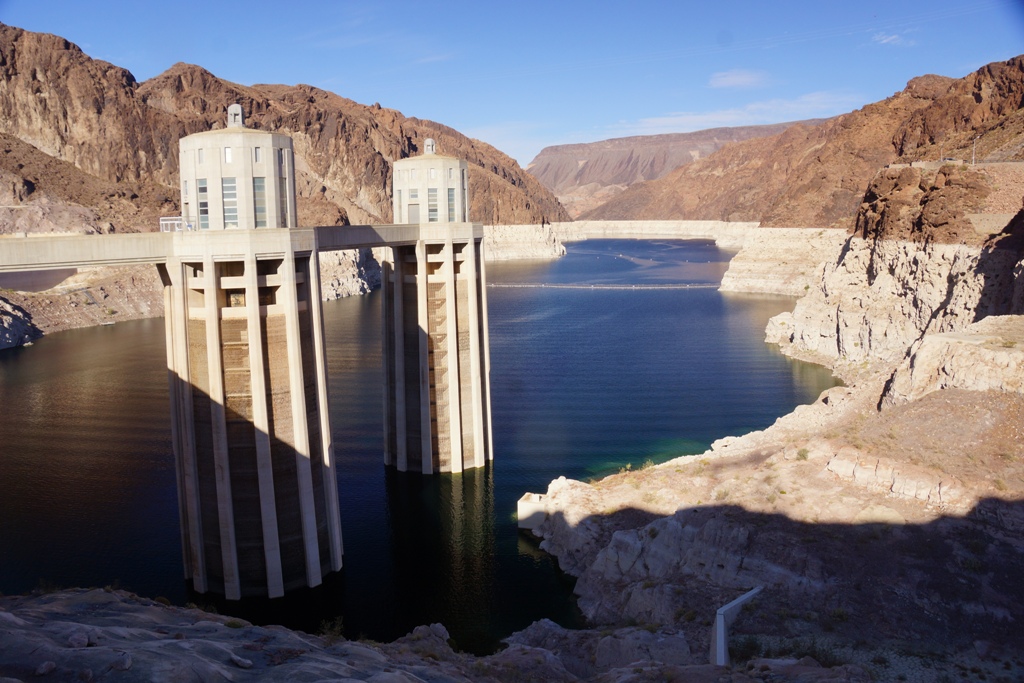 The water level here is still down (1,719 inches below their nail), but has been rising a few feet for 3 years in a row.